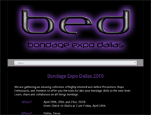 Tablet Screenshot of bondageexpodallas.com